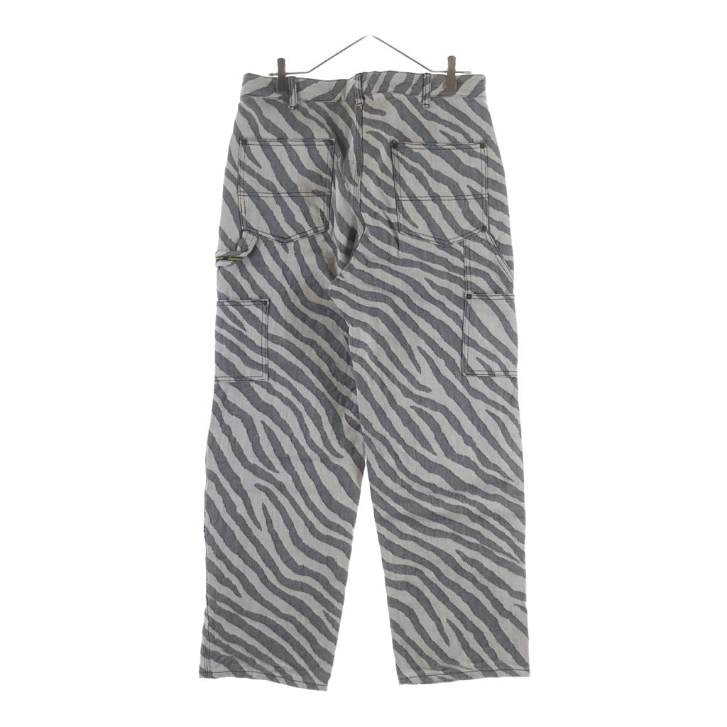 SUPREME(シュプリーム) 24SS Double Knee Painter Pant Zebra ゼブラ柄 ダブルニー ペインターパンツ ホワイト/ブラック