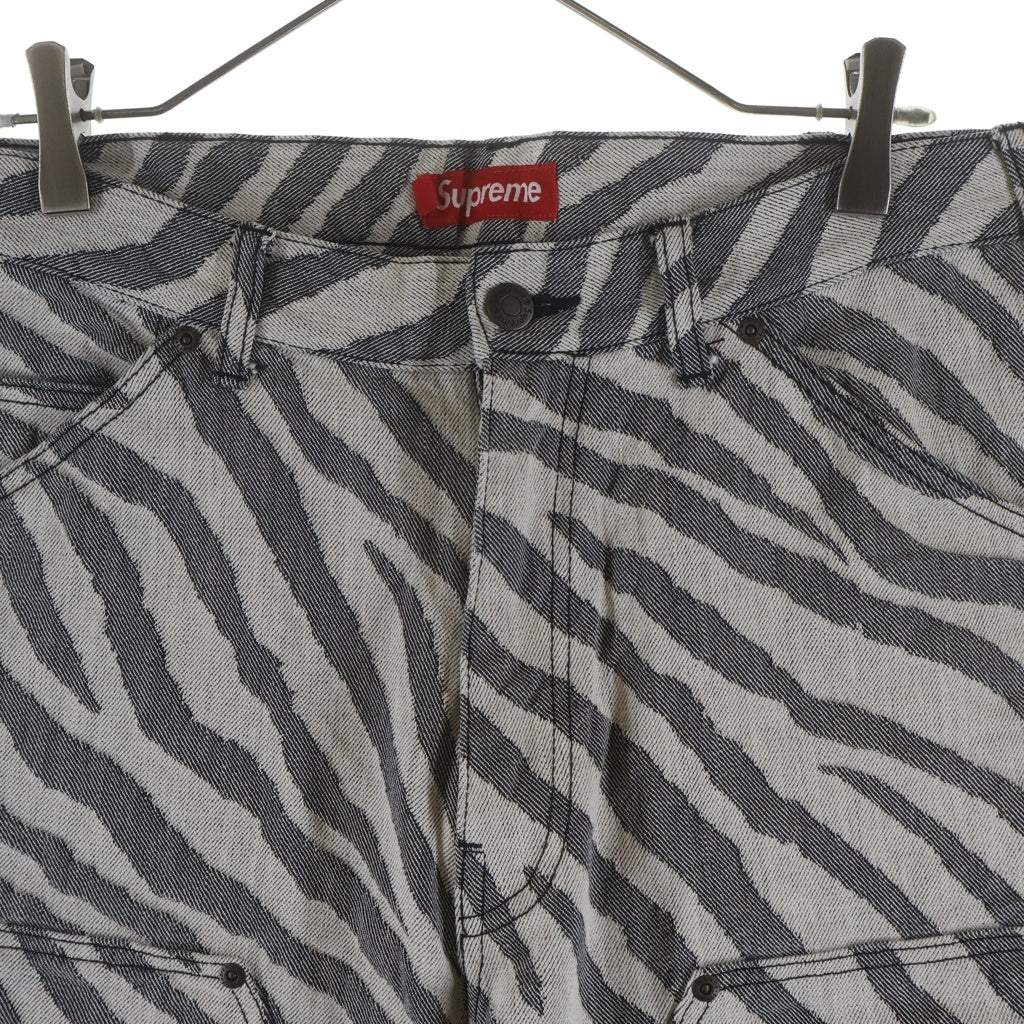 SUPREME(シュプリーム) 24SS Double Knee Painter Pant Zebra ゼブラ柄