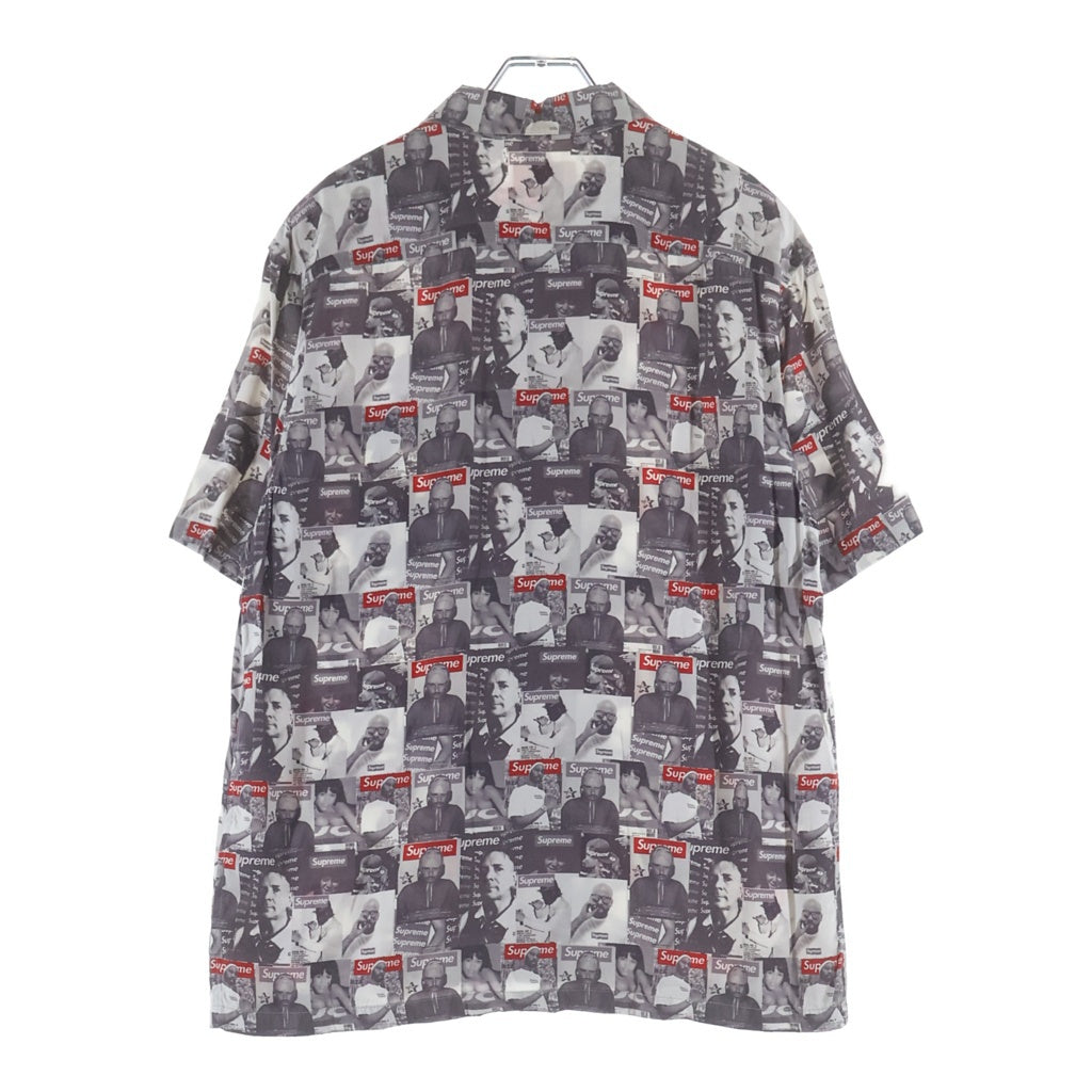 SUPREME(シュプリーム) 23SS Magazine S/S Shirt マガジン 総柄