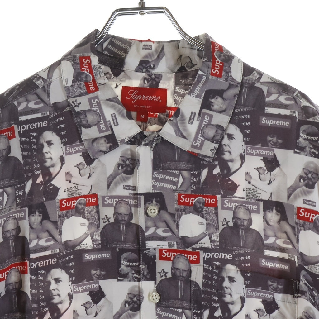 SUPREME(シュプリーム) 23SS Magazine S/S Shirt マガジン 総柄