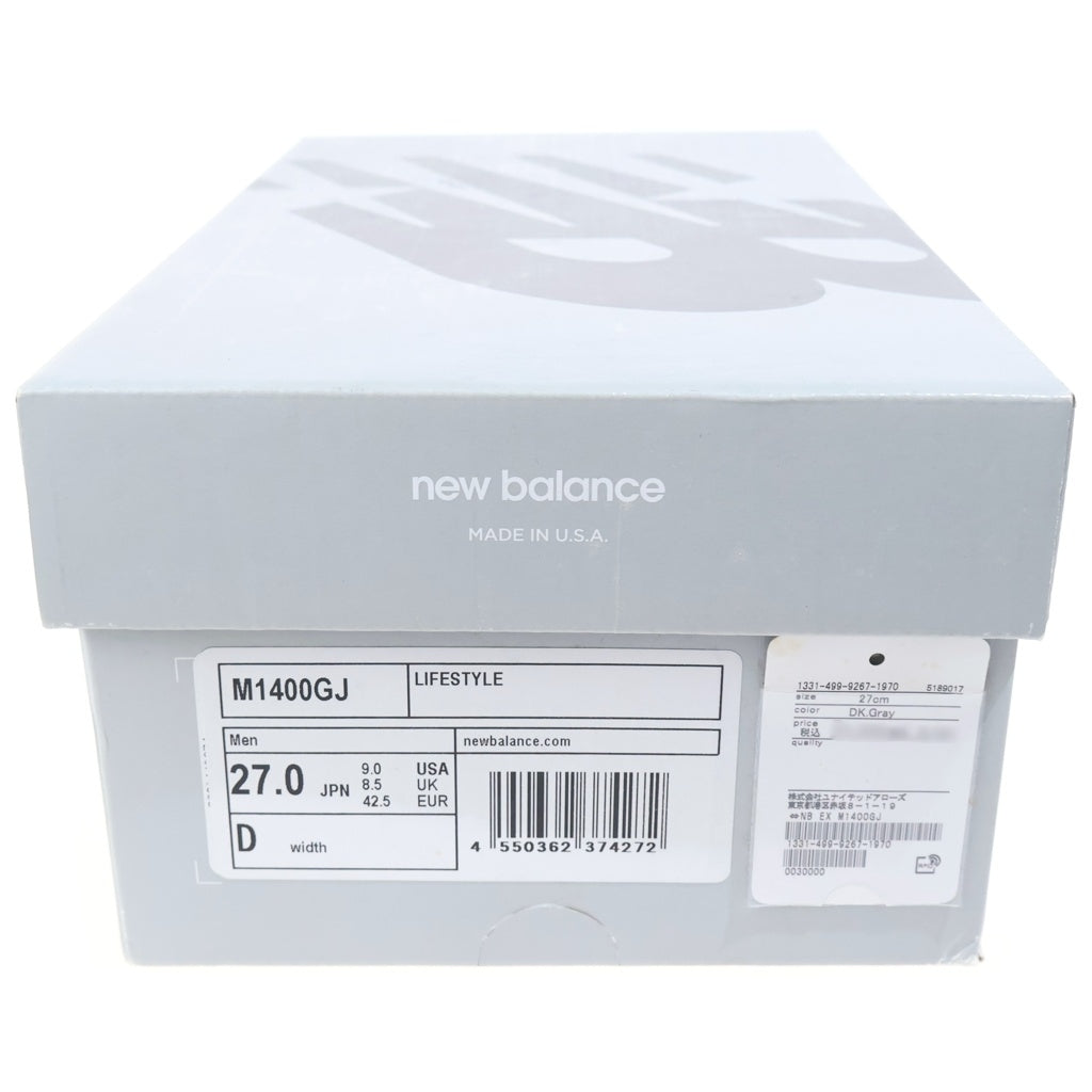 New Balance(ニューバランス) M1400GJ レザー ローカットスニーカー グレー US9/27cm
