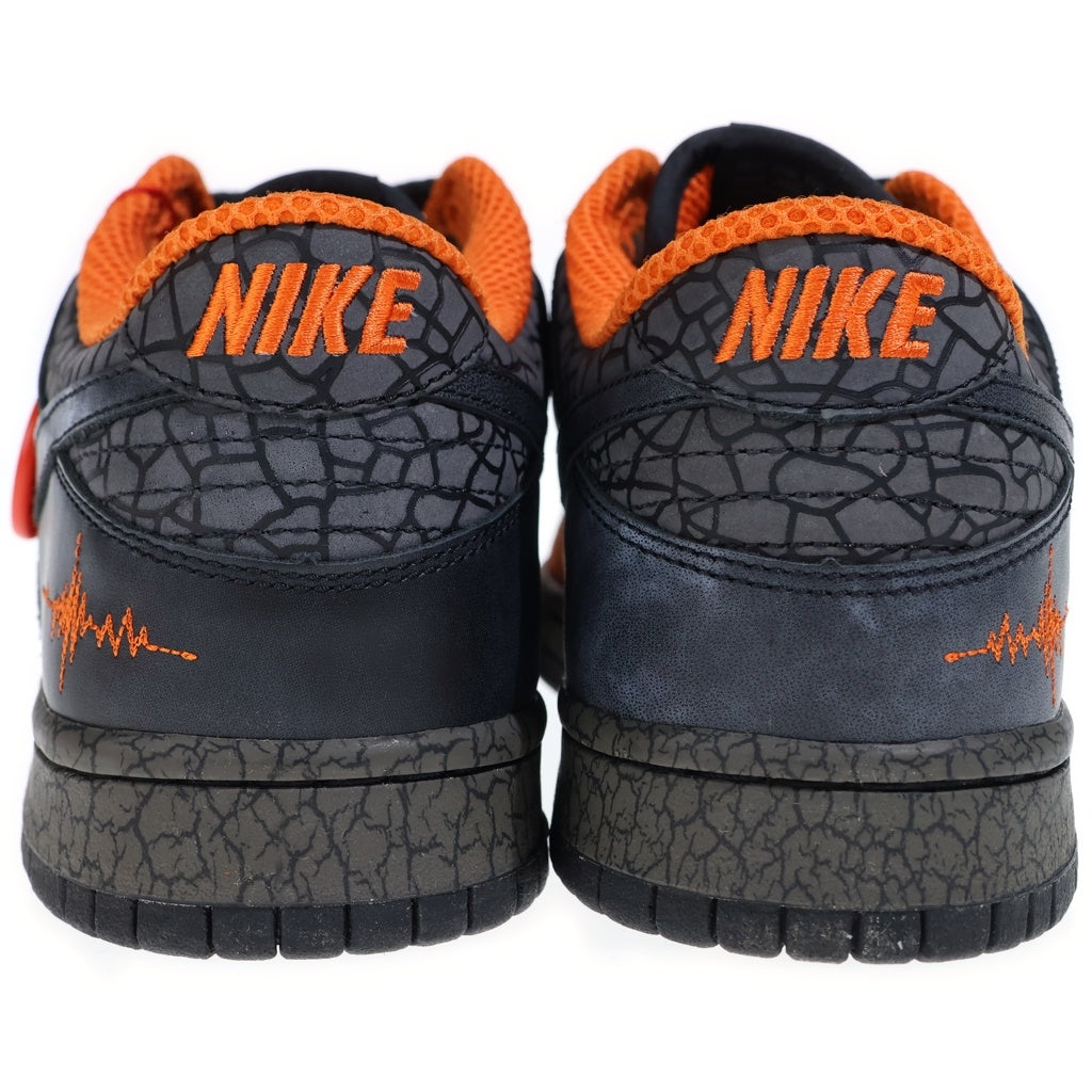 NIKE(ナイキ) 【観賞用 2006年製】 ×HUF DUNK LOW PRIORITY HUFQUAKE ハフ ダンク ハフクエイク ローカットスニーカー グレー/オレンジ U10/28cm 314771-801