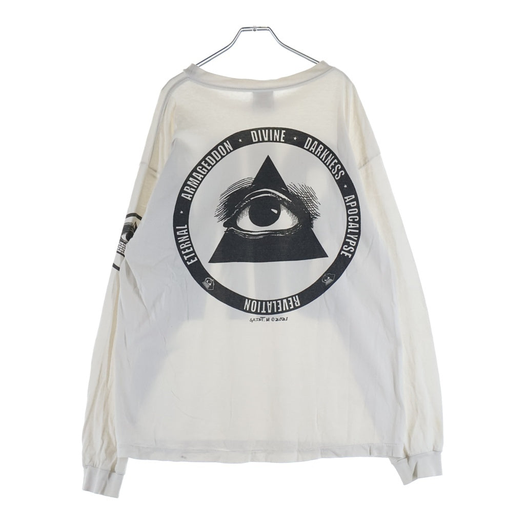 SAINT MICHAEL(セントマイケル) 21AW LS TEE SIN シン 両面プリントT