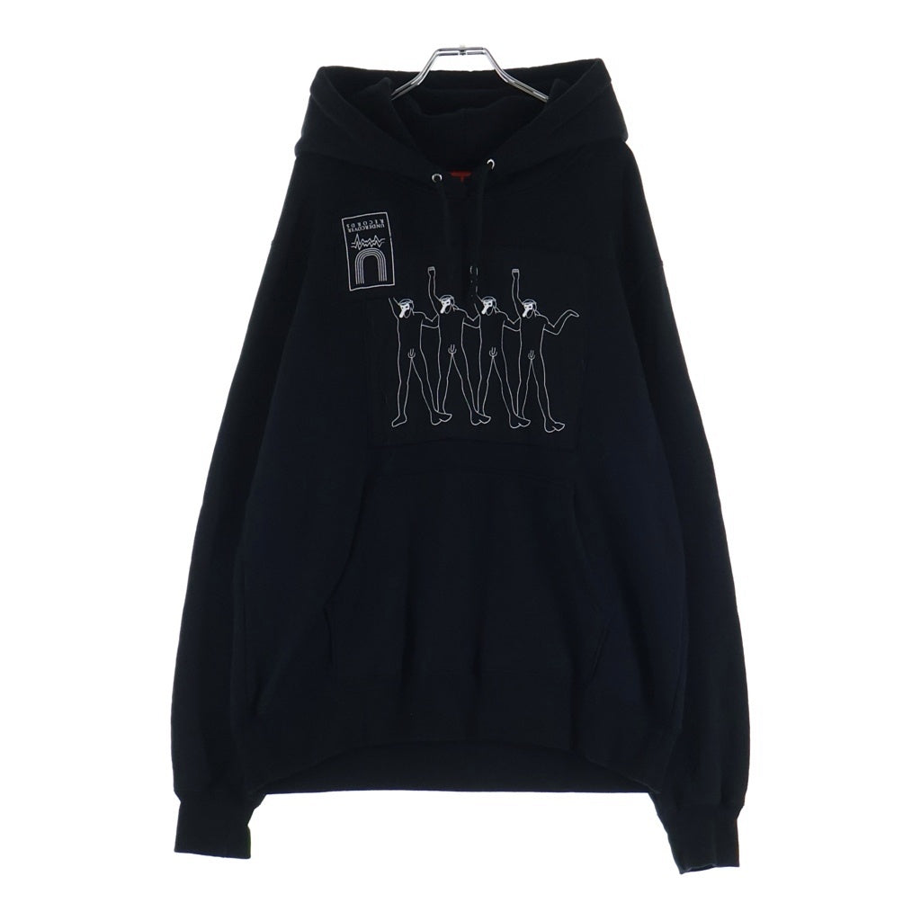 UNDERCOVER(アンダーカバー) 20SS ×MARS PATCH CUSTOM HOODIE マーズ パッチカスタム プルオーバースウェットパーカー フーディー ブラック UCY9801