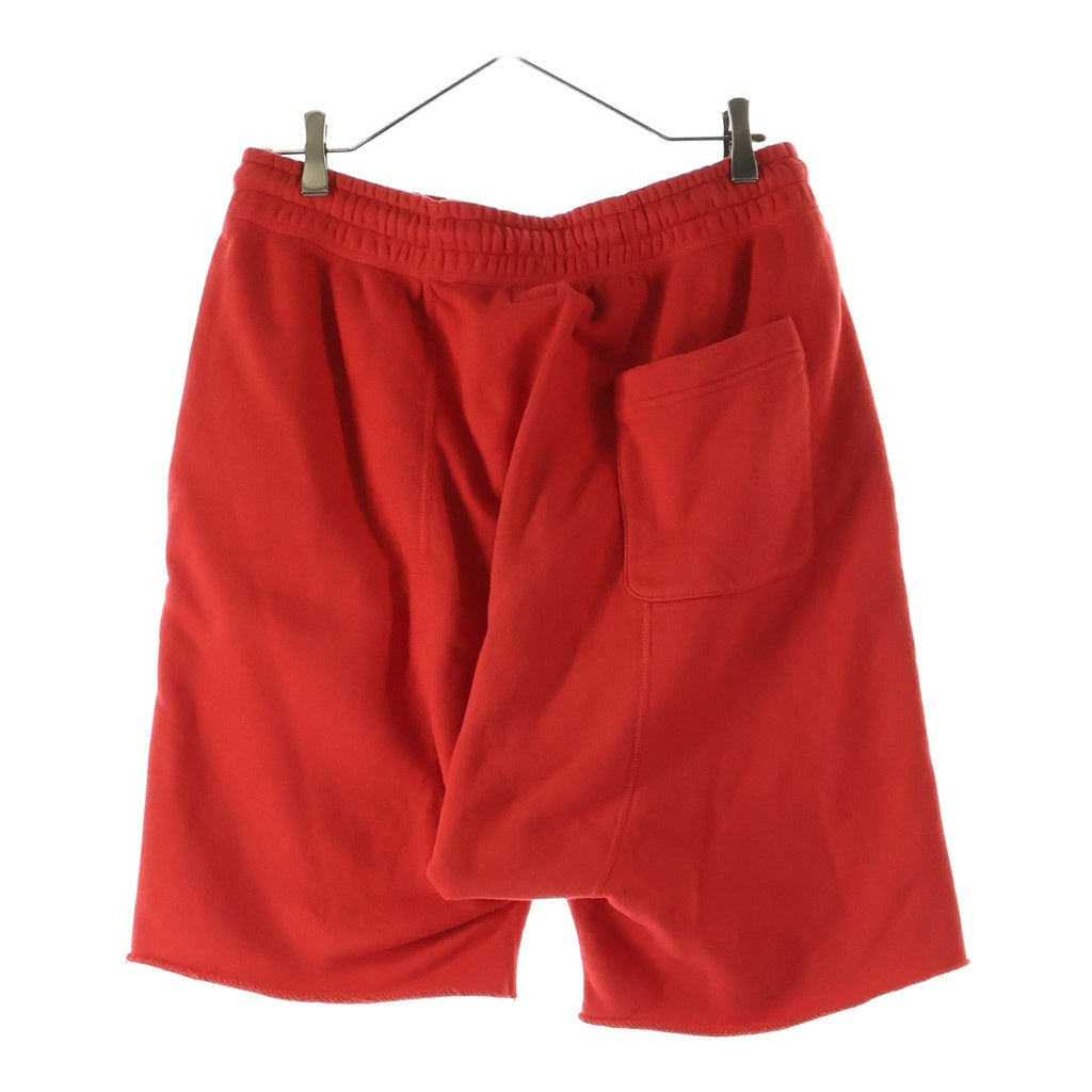 SAINT MICHAEL(セントマイケル) 21SS LOGO SWEAT SHORTS ロゴプリント スウェットショーツ ハーフパンツ レッド SM-S21-0001-038