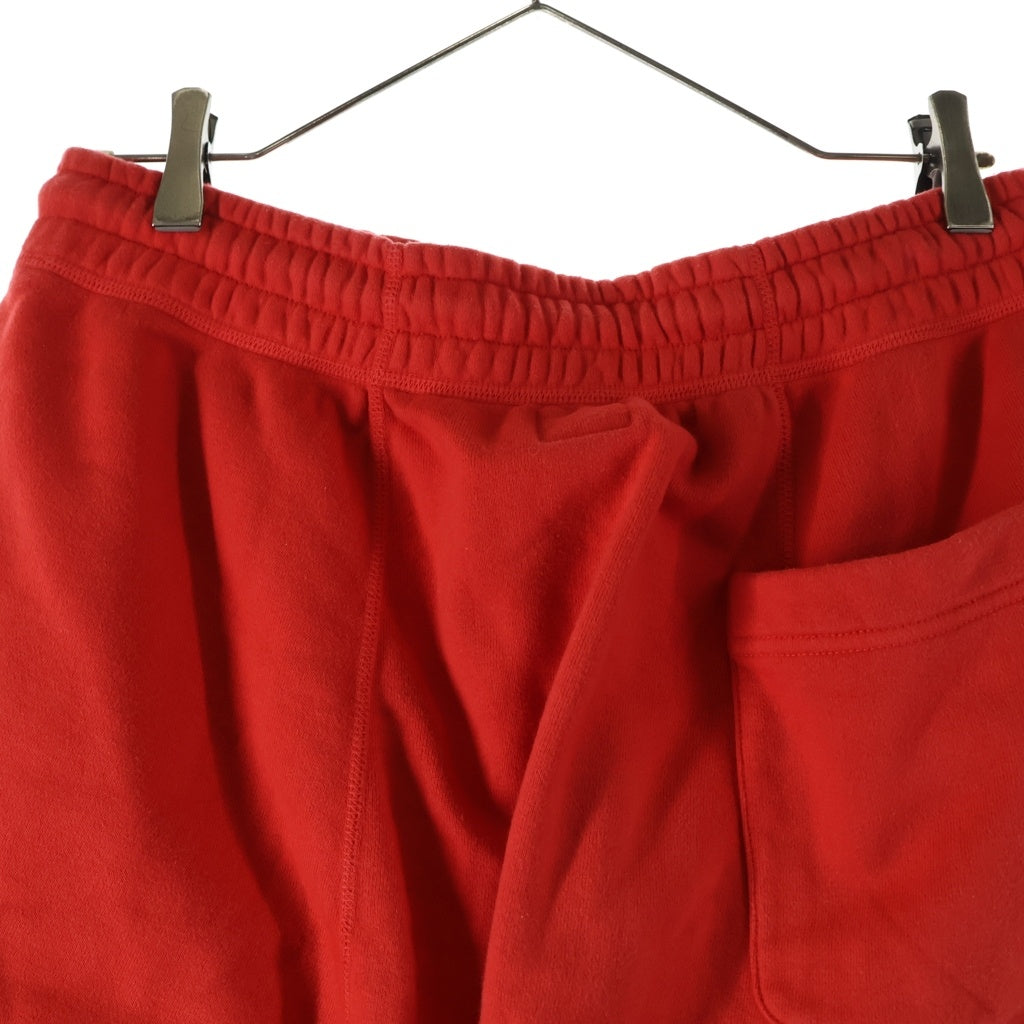 SAINT MICHAEL(セントマイケル) 21SS LOGO SWEAT SHORTS ロゴプリント スウェットショーツ ハーフパンツ レッド SM-S21-0001-038
