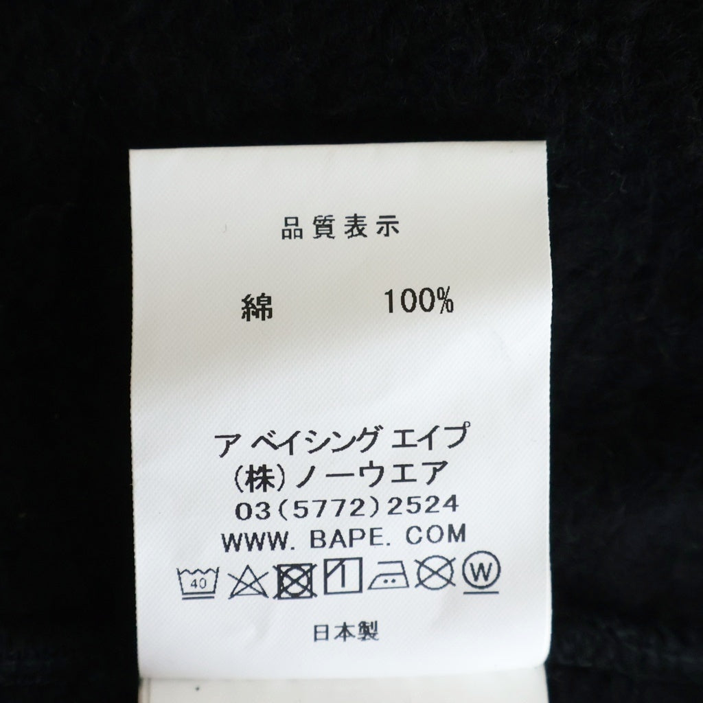 A BATHING APE(アベイシングエイプ) ×FUTURA ORIGIBAL HEADZ CREWNECK フューチュラ オリジナルヘッズ カモ柄 クルーネックスウェットトレーナー ブラック 001SWH231902X