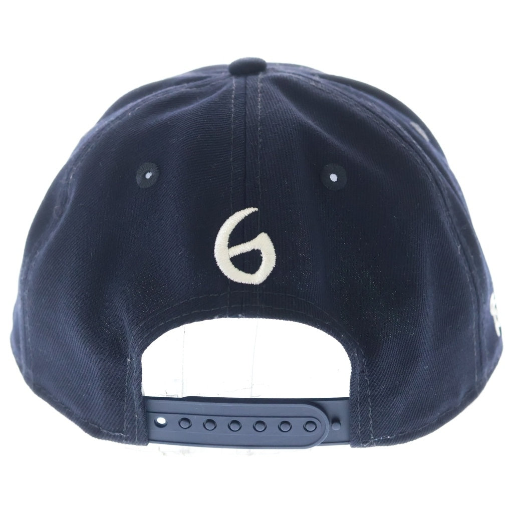 SAINT MICHAEL(セントマイケル) 24SS ×NEW ERA NE_CAP / MX / NAVY ニューエラ ロゴ刺繍 ベースボールキャップ 帽子 ネイビー SM-YS8-0000-C57