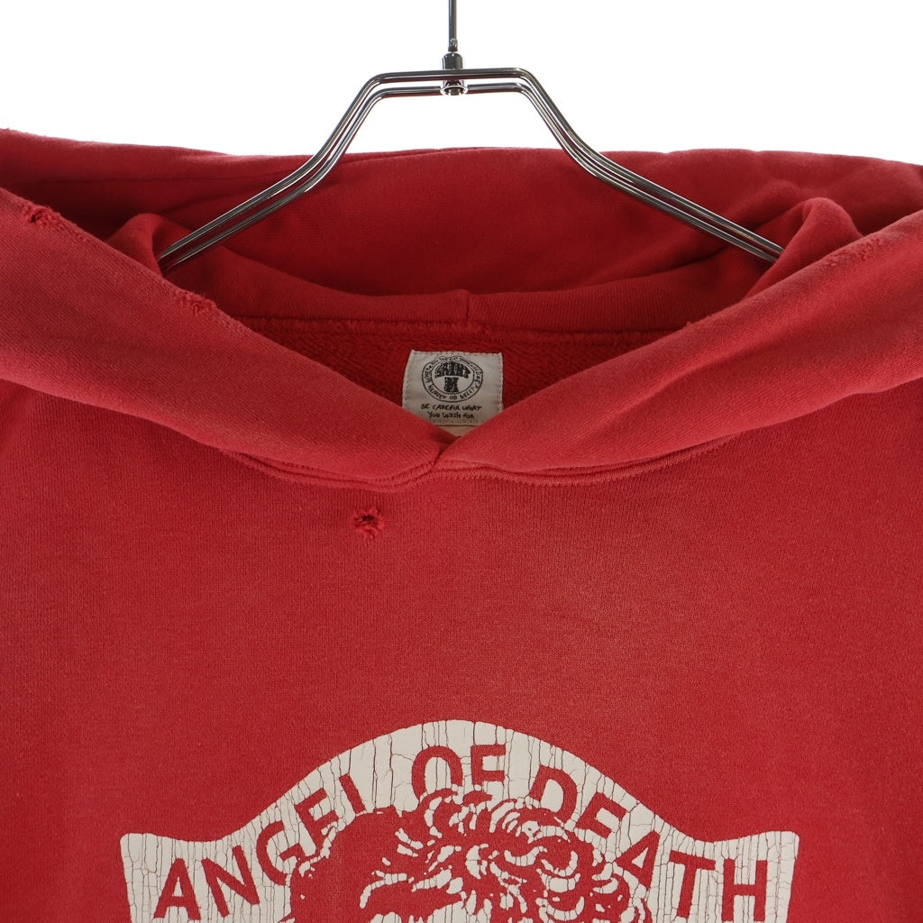 SAINT MICHAEL(セントマイケル) 22SS ANGEL HOODIE ヴィンテージ加工