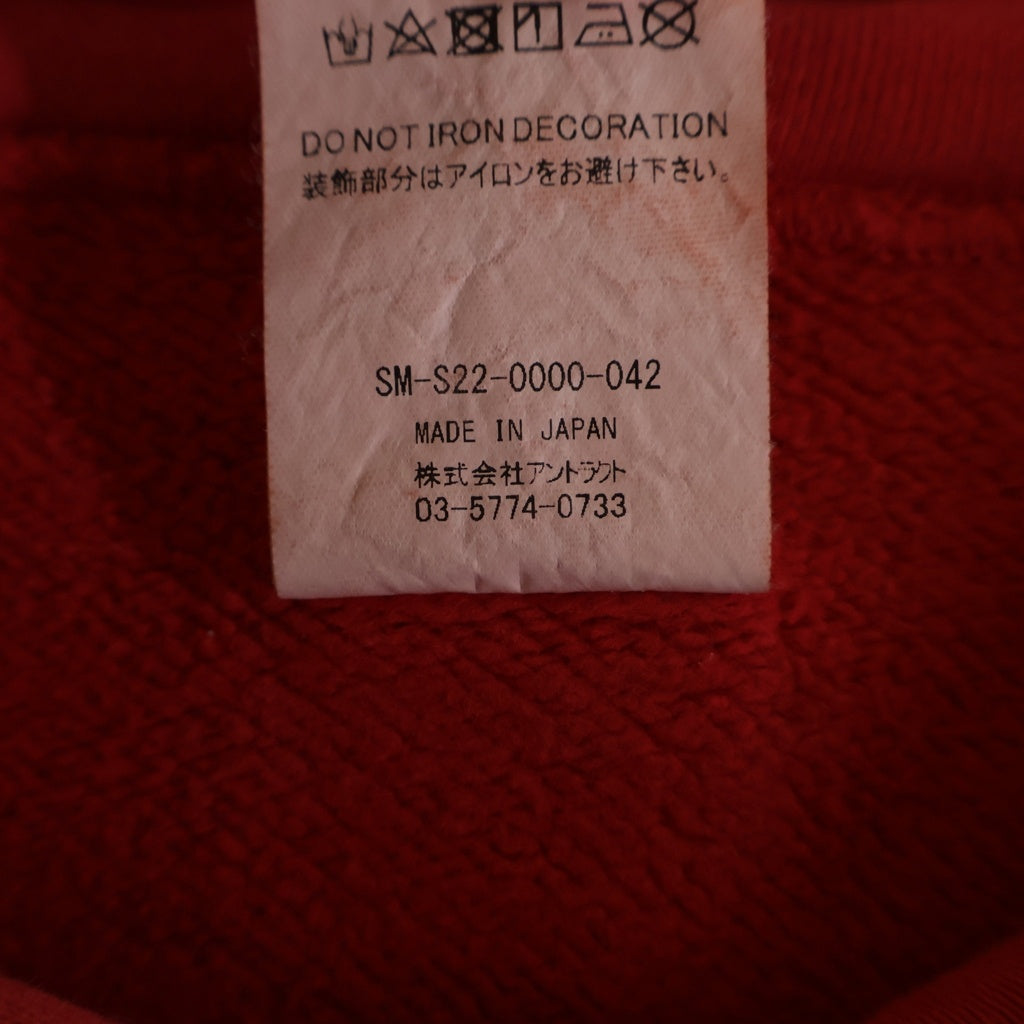 SAINT MICHAEL(セントマイケル) 22SS ANGEL HOODIE ヴィンテージ加工