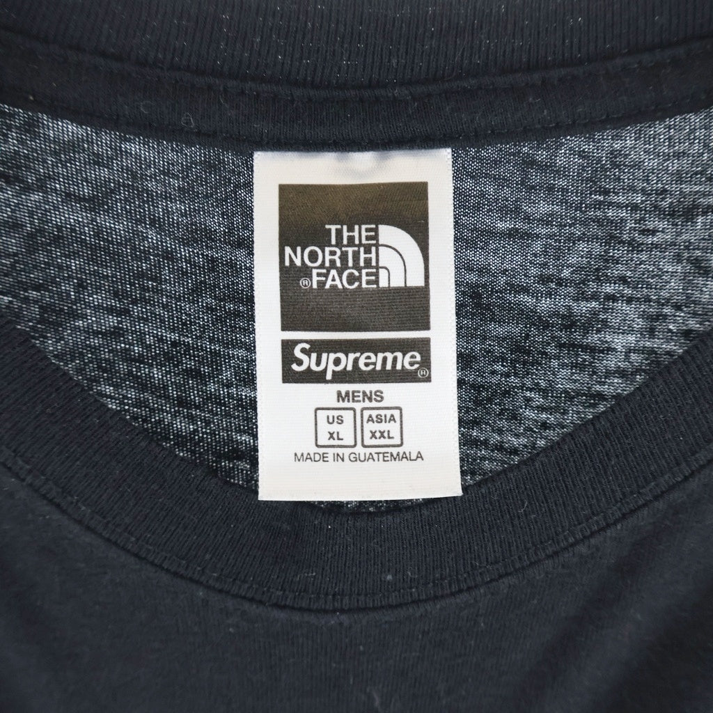 SUPREME(シュプリーム) 22SS ×Bandana S/S Tee ザノースフェイス バンダナ クルーネック 半袖Tシャツ カットソー ブラック NT02209I
