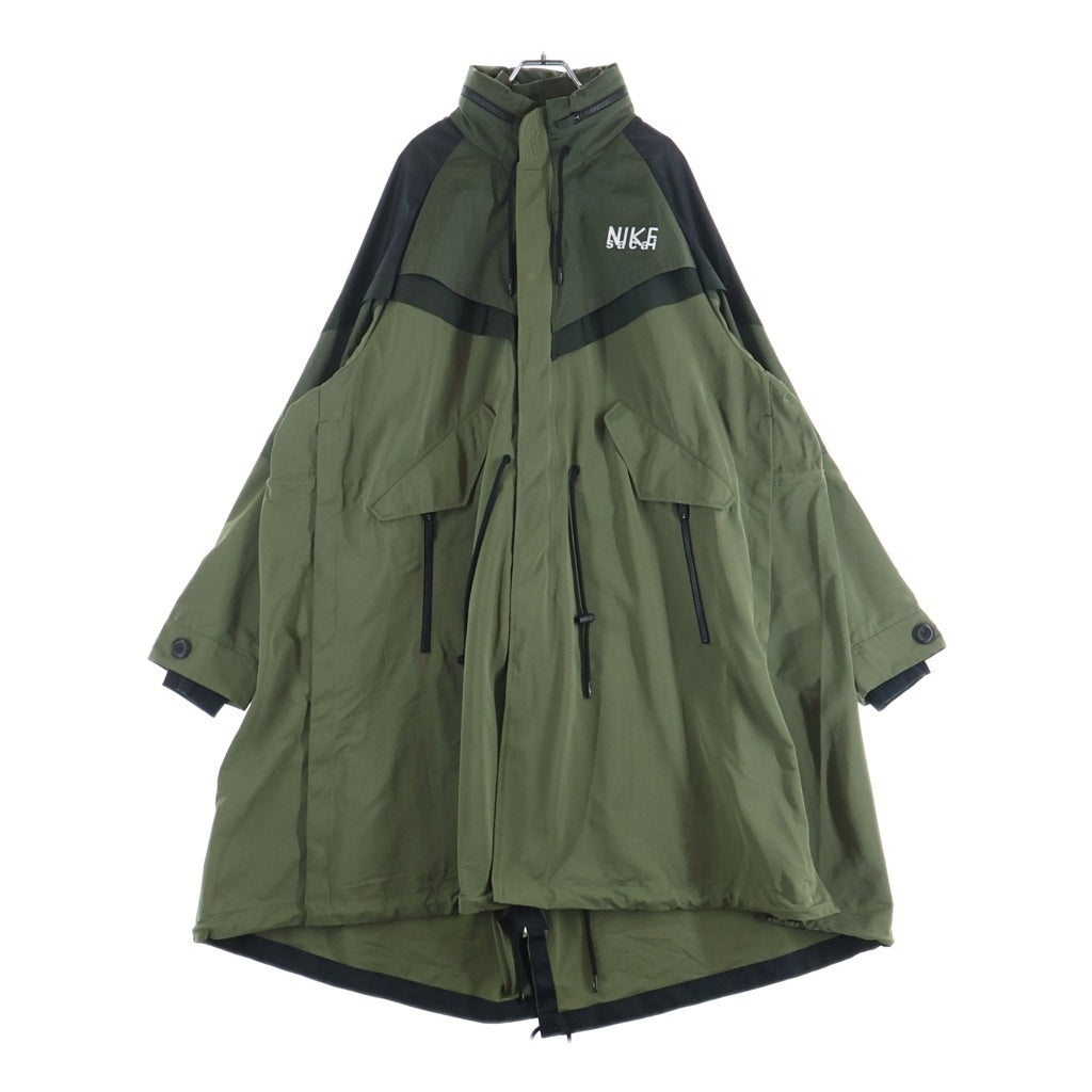 NIKE(ナイキ) ×Sacai NRG Trench Jacket サカイ ドッキング加工 ナイロントレンチコート カーキ DQ9028-222
