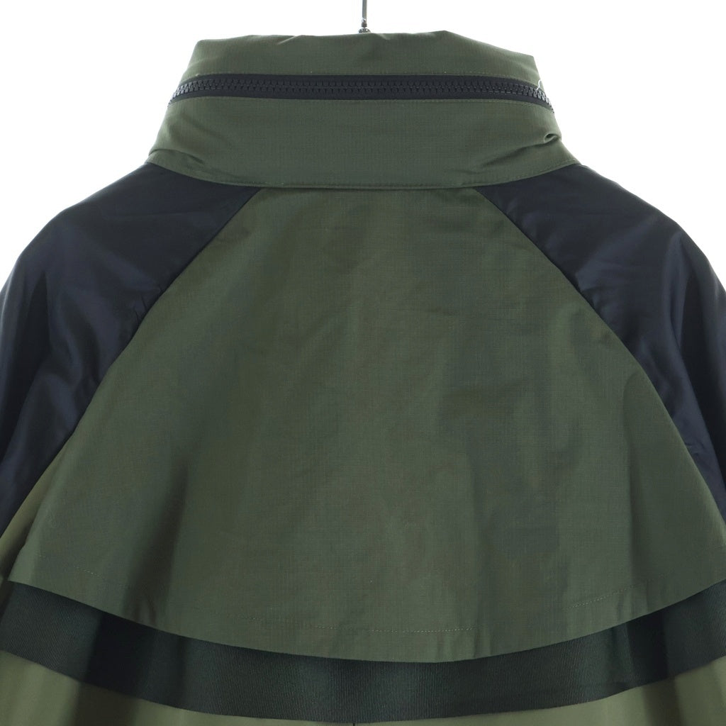 NIKE(ナイキ) ×Sacai NRG Trench Jacket サカイ ドッキング加工 ナイロントレンチコート カーキ DQ9028-222