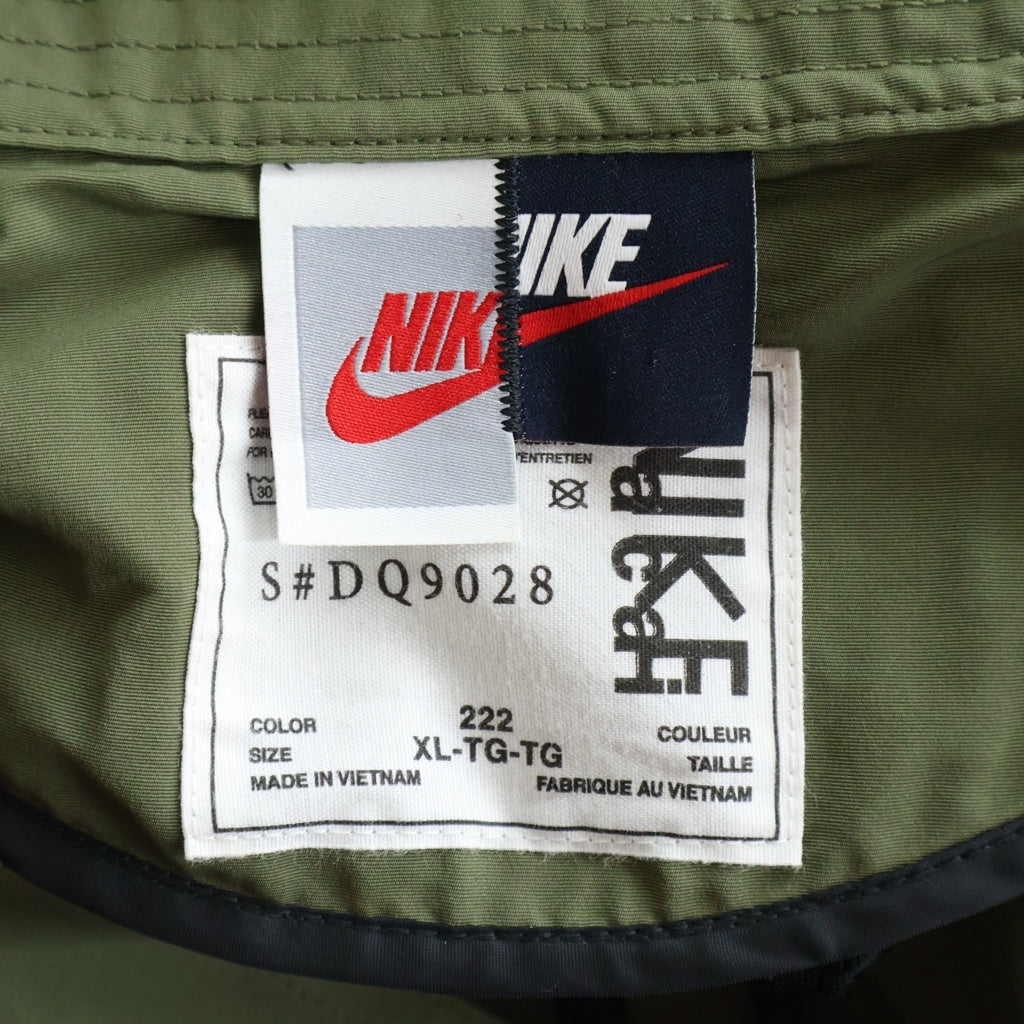 NIKE(ナイキ) ×Sacai NRG Trench Jacket サカイ ドッキング加工 ナイロントレンチコート カーキ DQ9028-222