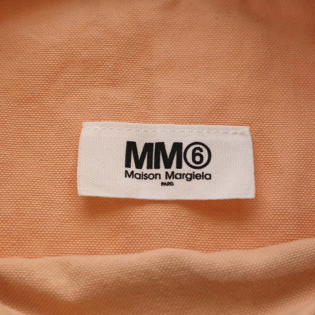 MM6 Maison Margiela(エムエムシックスメゾンマルジェラ) リバースロゴ 6ハンドル 3WAY キャンバス トートバッグ ハンドバッグ ショルダーバッグ ベージュ S54WC0058 P3631 レディース