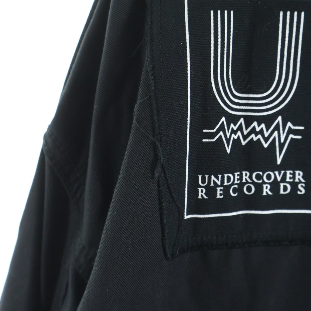 UNDERCOVER(アンダーカバー) 20SS ×MARS89 パッチカスタム エポレット付 長袖アーミーシャツ ブラック UCY9403