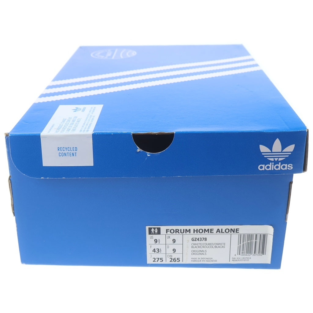 adidas(アディダス) ×HOME ALONE FORUM LOW ホームアローン フォーラム ローカットスニーカー アイボリー/レッド US9.5/27.5cm GZ4378