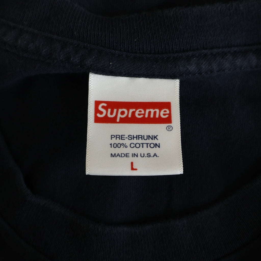 SUPREME(シュプリーム) 23AW Box Logo Tee カモフラ ボックスロゴTシャツ 半袖クルーネックカットソー ネイビー