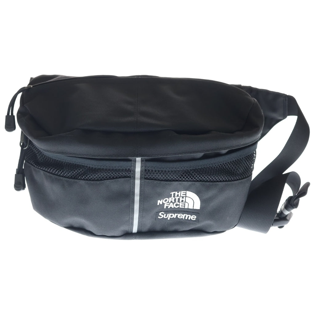 SUPREME(シュプリーム) 24SS ×THE NORTH FACE Split Waist Bag ノースフェイス スプリット ウェストバッグ ブラック NM72400I レディース