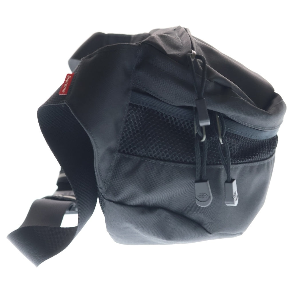 SUPREME(シュプリーム) 24SS ×THE NORTH FACE Split Waist Bag ノースフェイス スプリット ウェストバッグ ブラック NM72400I レディース