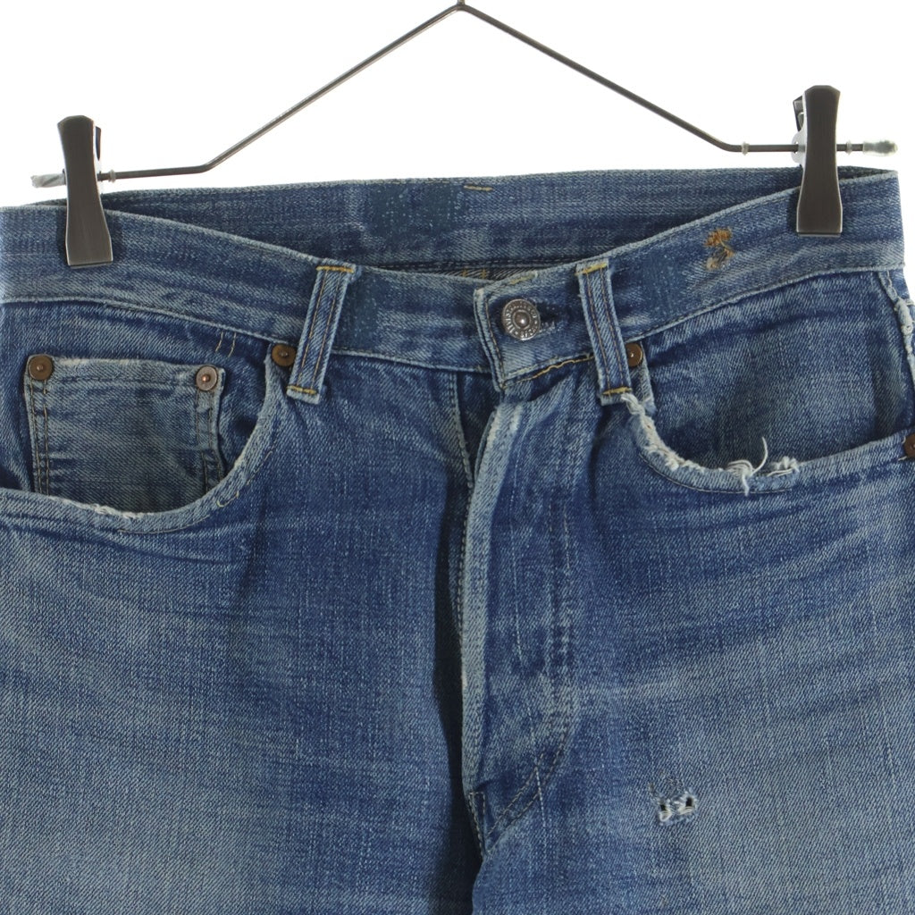 Levi's(リーバイス) 40S 501XX 47モデル ヴィンテージ 前期 片面タブ ビッグE ボタン裏刻印無し ボタンフライデニムパンツ インディゴ