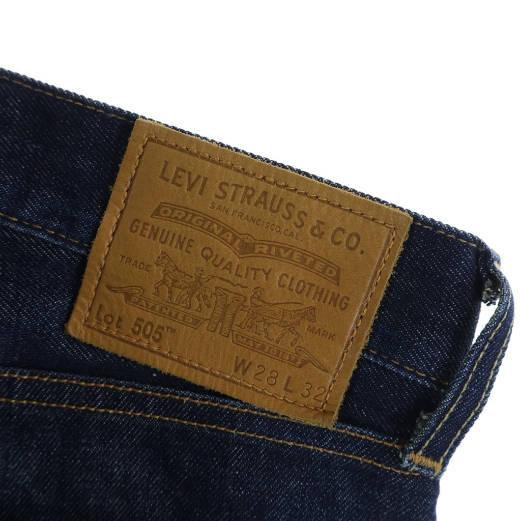 Levi's premium(リーバイスプレミアム) 505 両面タブ ビッグE 5ポケット ジップフライ ストレートデニムパンツ インディゴ S64533