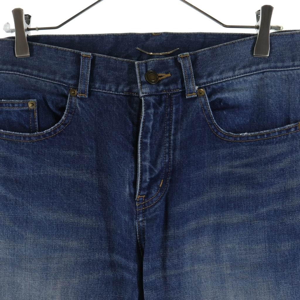 SAINT LAURENT PARIS(サンローランパリ) 5ポケット ジップフライ スキニーデニムパンツ インディゴ 484345 Y883L