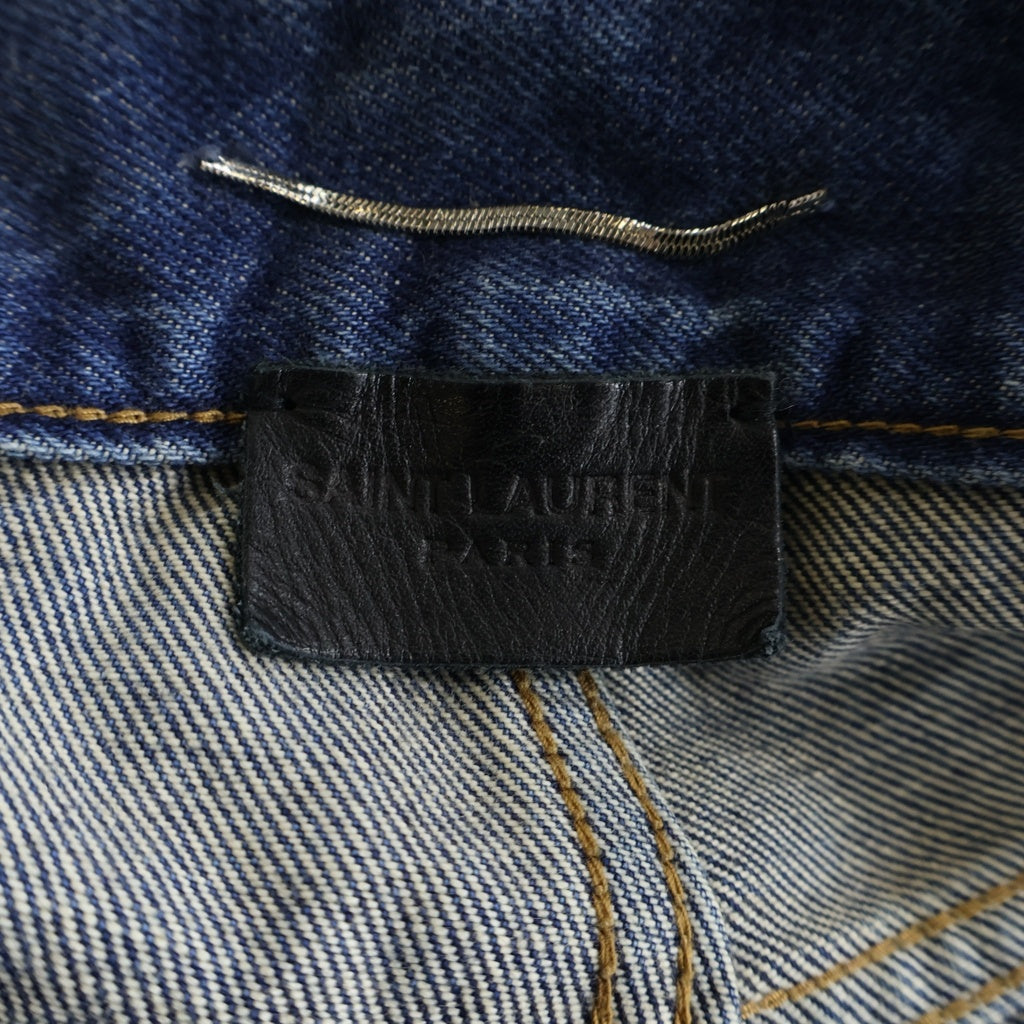 SAINT LAURENT PARIS(サンローランパリ) 5ポケット ジップフライ スキニーデニムパンツ インディゴ 484345 Y883L