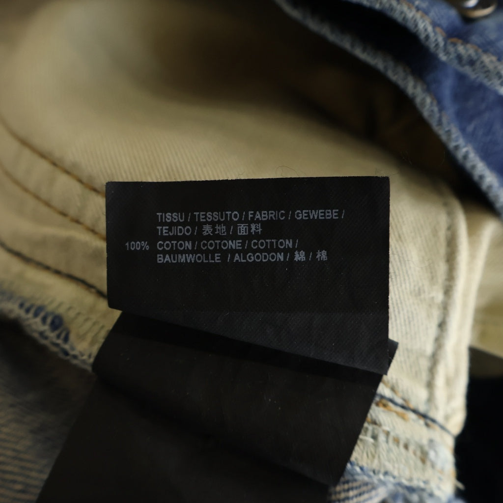SAINT LAURENT PARIS(サンローランパリ) 5ポケット ジップフライ スキニーデニムパンツ インディゴ 484345 Y883L