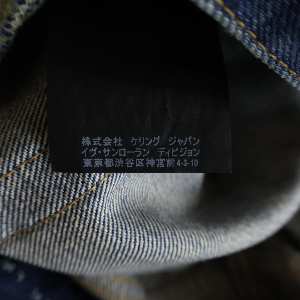 SAINT LAURENT PARIS(サンローランパリ) 5ポケット ジップフライ スキニーデニムパンツ インディゴ 484345 Y883L