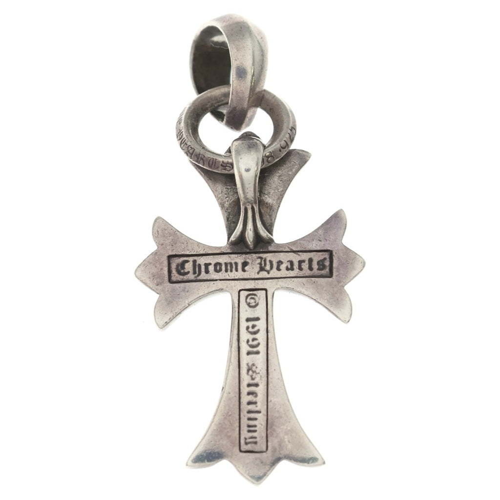 CHROME HEARTS(クロムハーツ) CH CRS SML W/BALE Wベイル スモールCHクロス ペンダントトップ シルバー BCA218