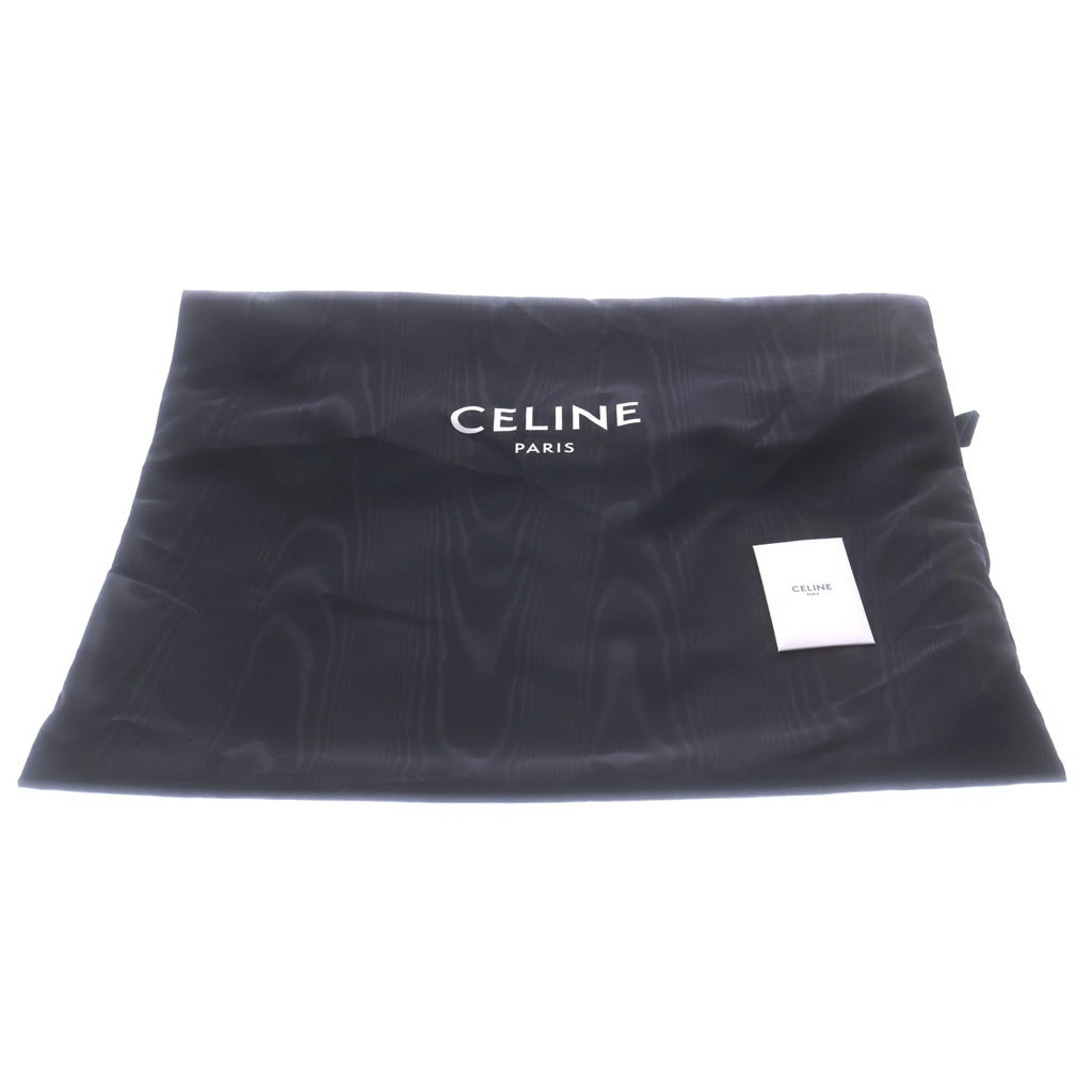 CELINE(セリーヌ) ロゴ刺繍 チェック柄 ウールバックパック リュックサック レッド/ブラック 197072D06.27NO