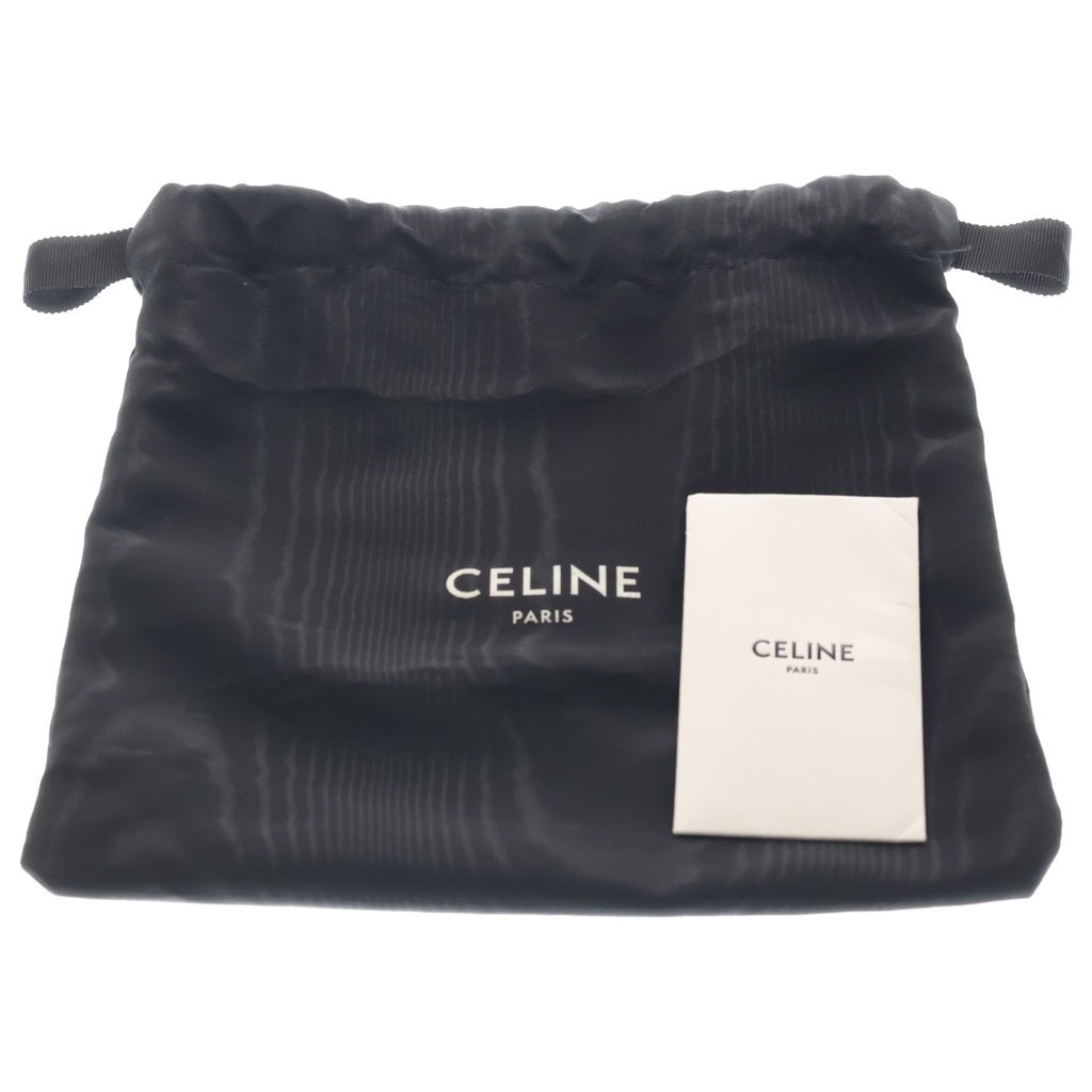 CELINE(セリーヌ) OVAL MINAUDIERE オーバル ミノディエール トリオンフ カーフスキン レザー トップハンドルバッグ イエロー 198613DU6.11CT レディース