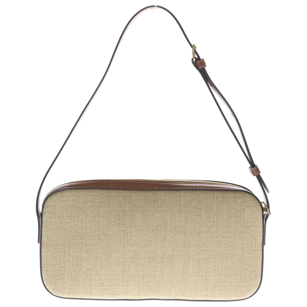 CELINE(セリーヌ) CAMERA SHOULDER BAG トリオンフ レザー カメラショルダーバッグ ベージュ/ブラウン 199182EG1.02ET レディース