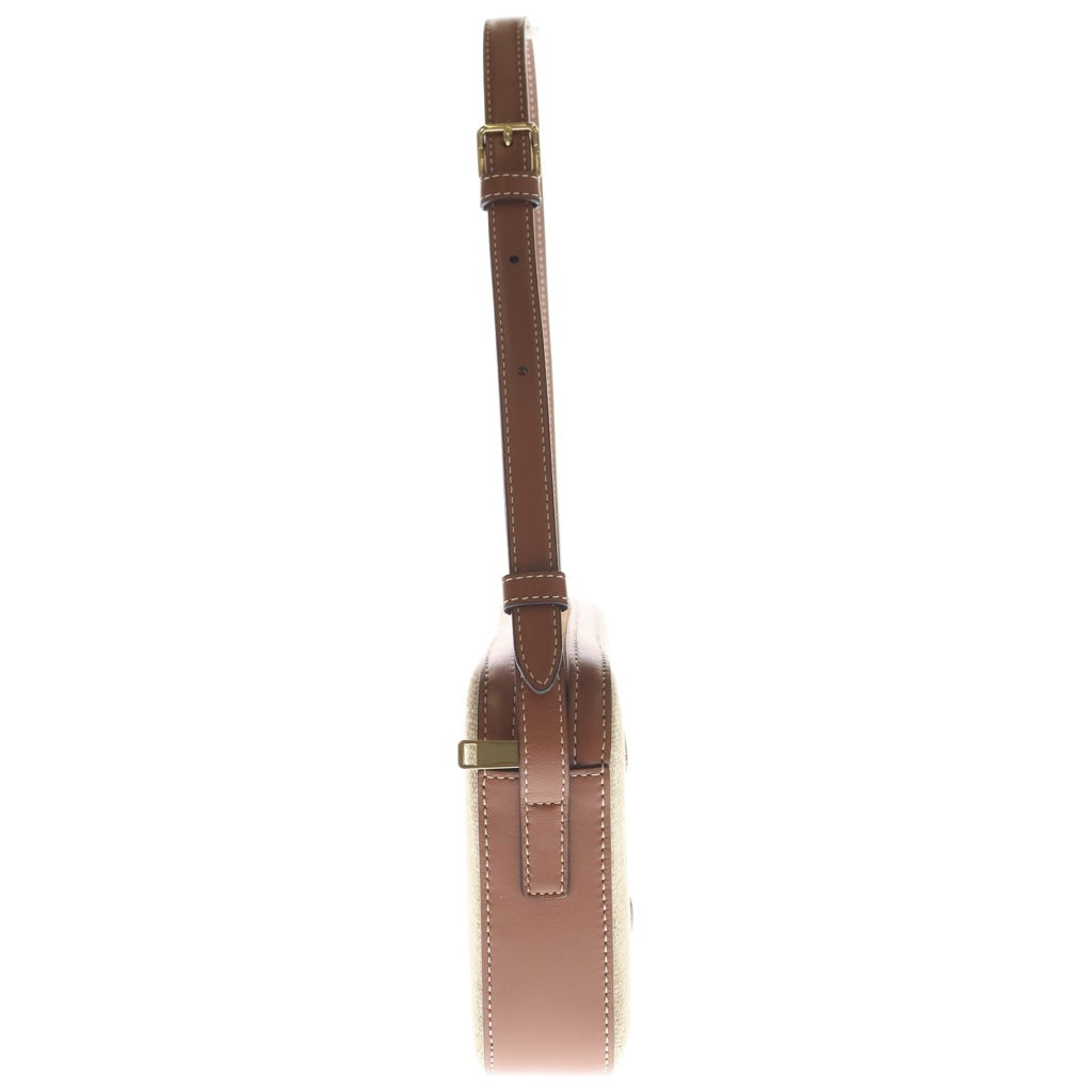 CELINE(セリーヌ) CAMERA SHOULDER BAG トリオンフ レザー カメラショルダーバッグ ベージュ/ブラウン 199182EG1.02ET レディース
