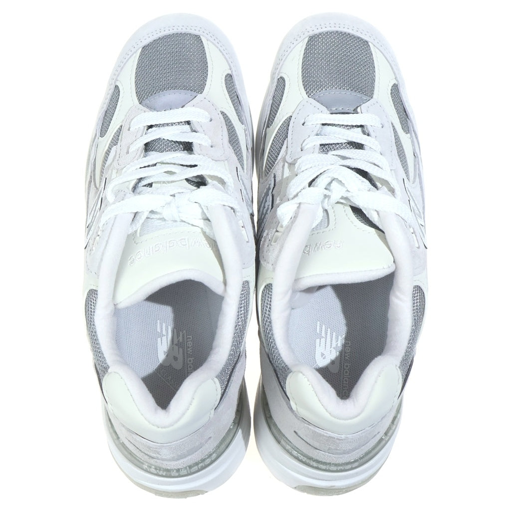 New Balance(ニューバランス) U992NC スウェード メッシュ ローカットスニーカー レディース ホワイト/グレー US6.5/24.5cm