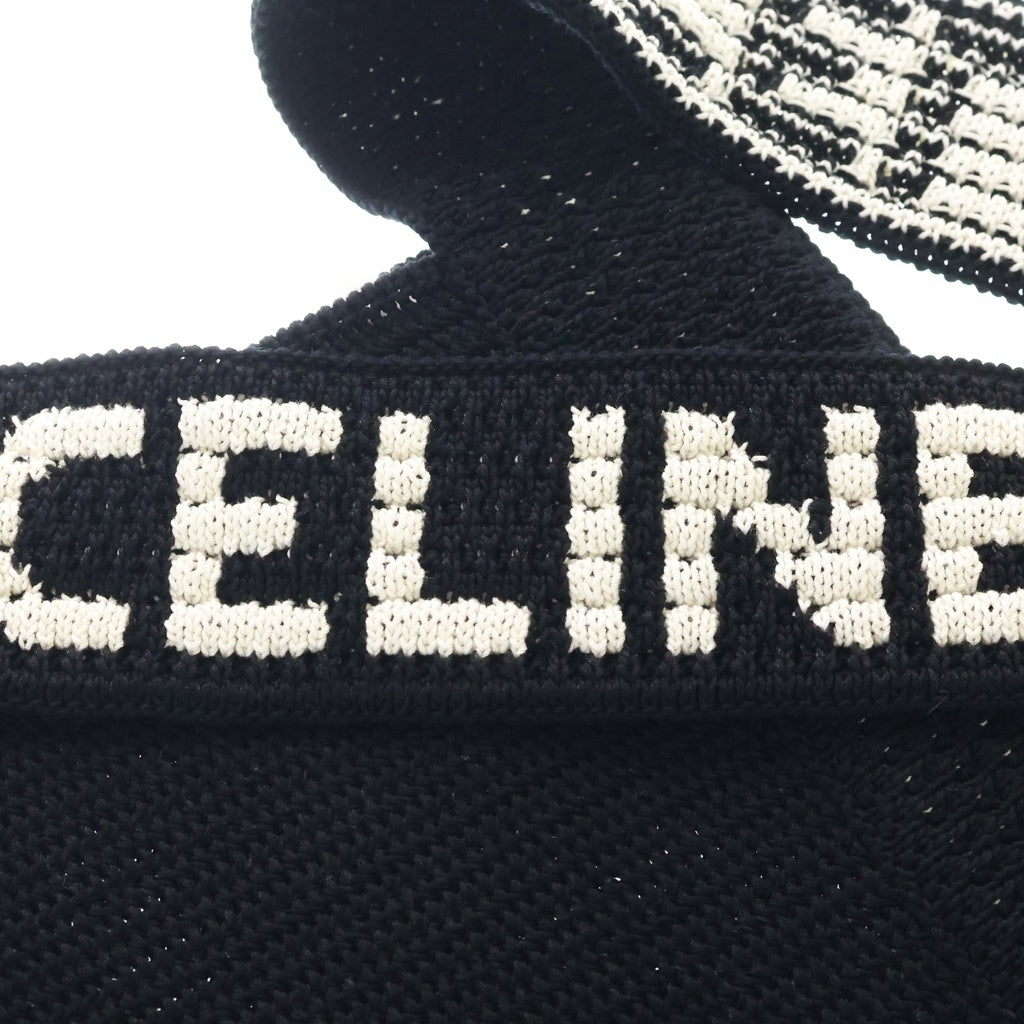 CELINE(セリーヌ) クロシェ ストラップロゴ コットントートバッグ