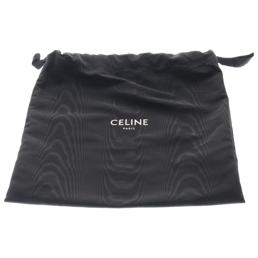 CELINE(セリーヌ) VICTOIRE MEDIUM ヴィクトワール ミディアム 2WAY チェーンショルダー ハンドバッグ シルバー金具 ブラック 115853FDU レディース
