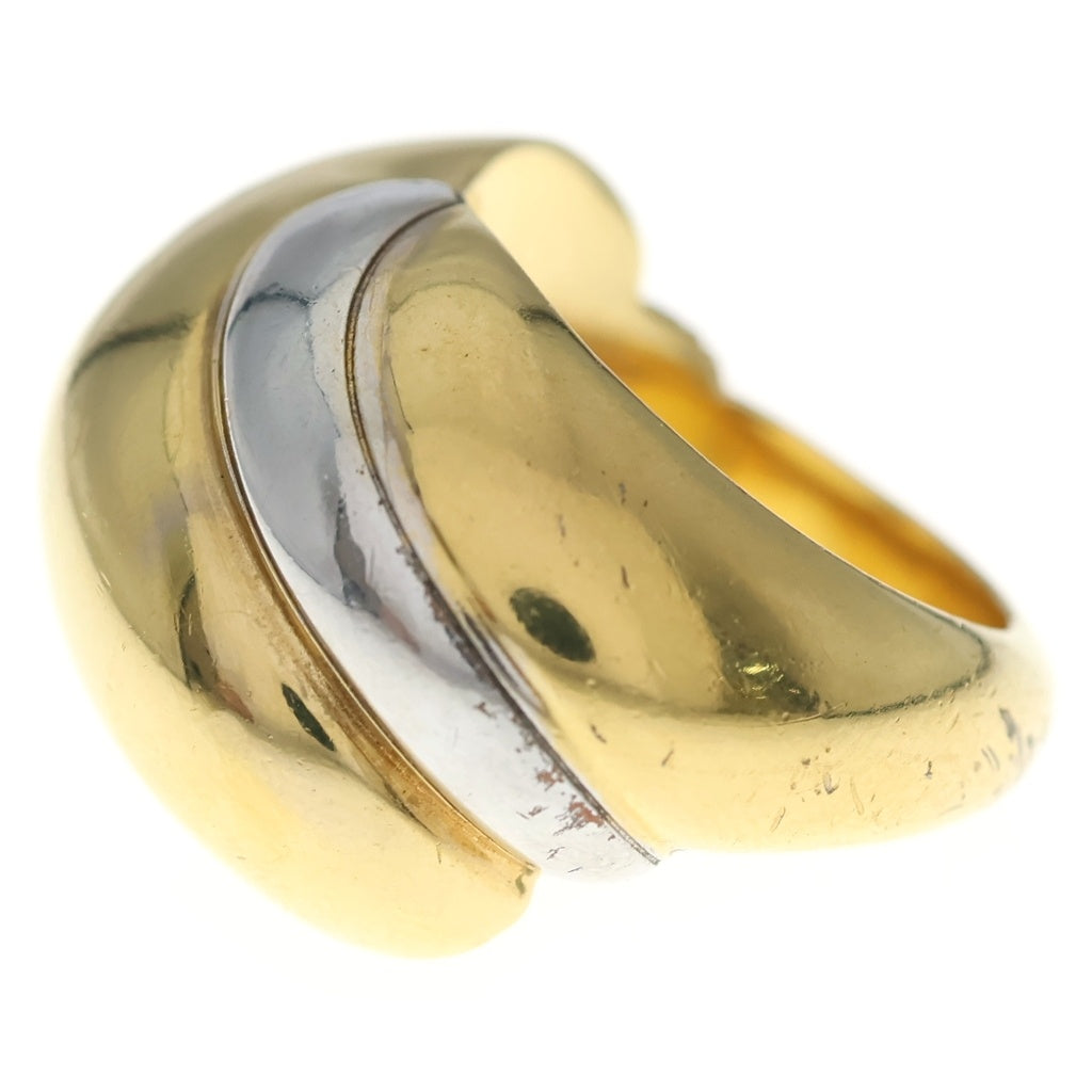 SAINT LAURENT PARIS(サンローランパリ) CRYSTAL WHIRLWIND RING クリスタル ワールウィンドリング 指輪 ゴールド/シルバー