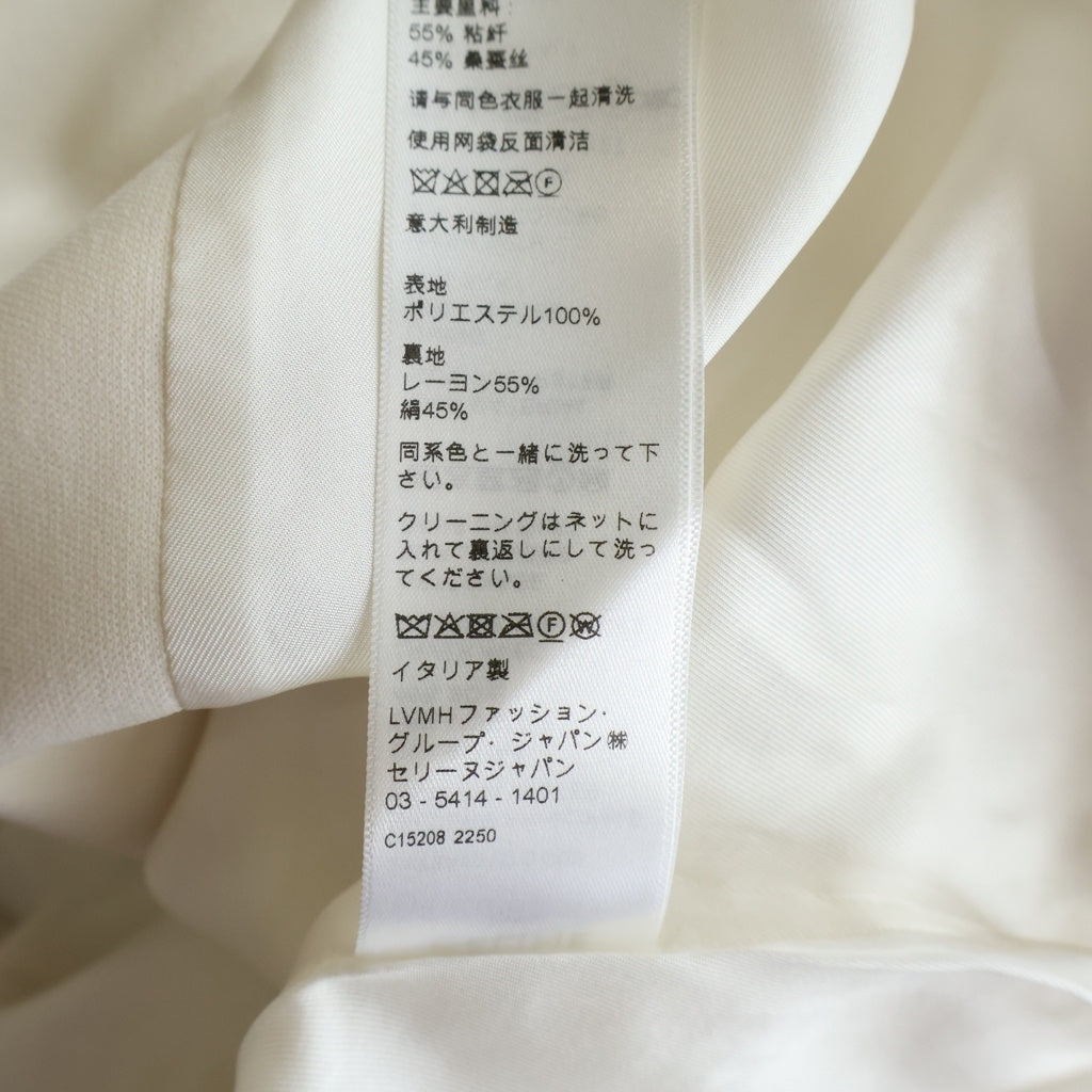 CELINE(セリーヌ) 23SS Embellished Jersey Track Jacket スタッズ ビジュー トラックジャケット ジャージ アイボリー 82Y73A121O.01XD