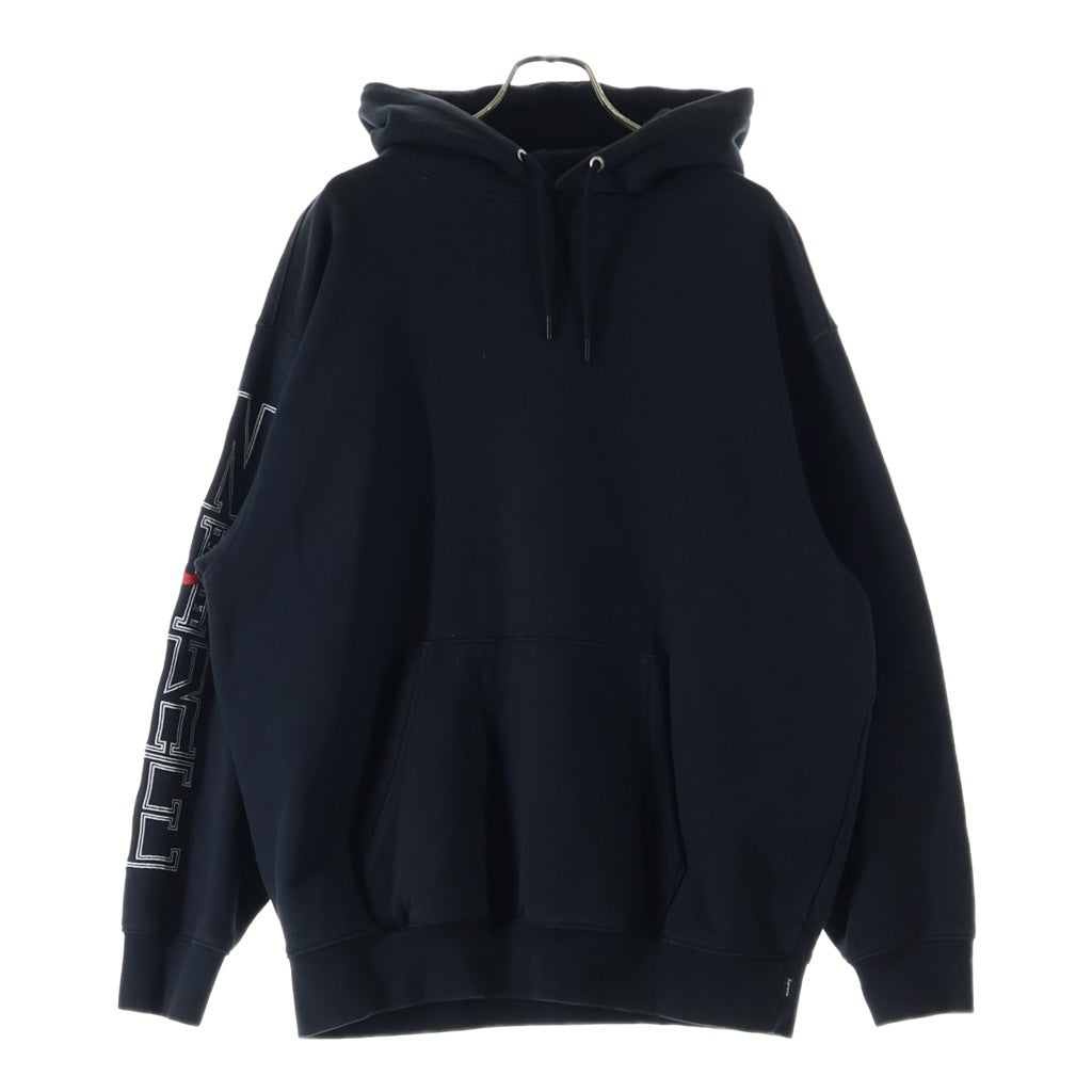 SUPREME(シュプリーム) 24SS ×NIKE Hooded Sweatshirt ナイキ プルオーバーフーデッドスウェットシャツ パーカー ブラック FQ0759-010