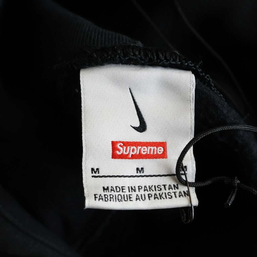 SUPREME(シュプリーム) 24SS ×NIKE Hooded Sweatshirt ナイキ プルオーバーフーデッドスウェットシャツ パーカー ブラック FQ0759-010