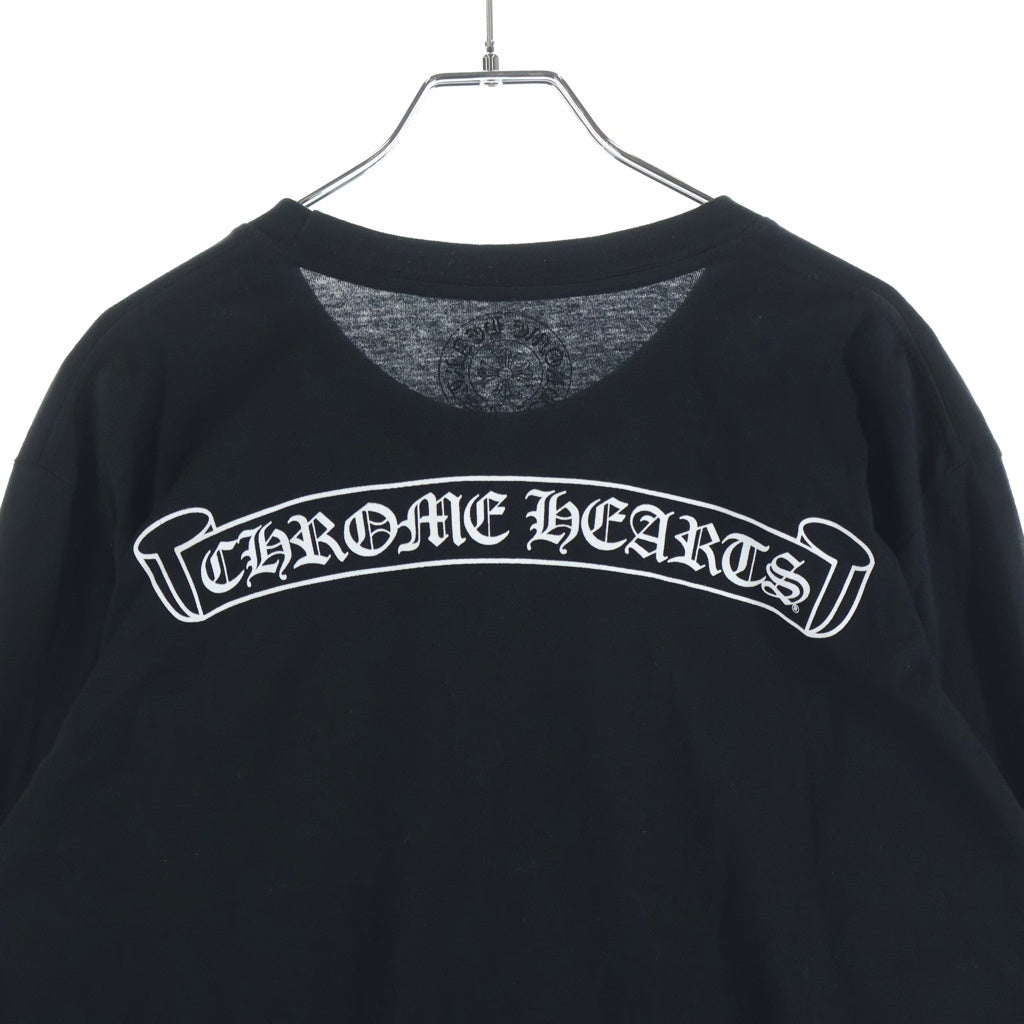 CHROME HEARTS(クロムハーツ) スクロールラベル アームプリント クルー