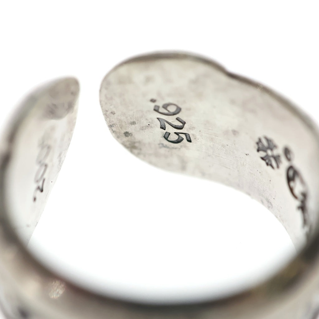 CHROME HEARTS(クロムハーツ) SM SCROLL LABEL スモールスクロールラベル リング シルバー BCA413