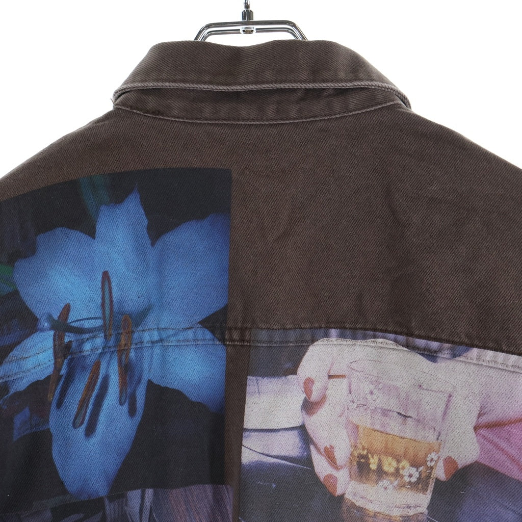 SUPREME(シュプリーム) 22SS Daido Moriyama Denim Trucker Jacket ダイドウ モリヤマ 両面プリント デニムトラッカージャケット ブラウン