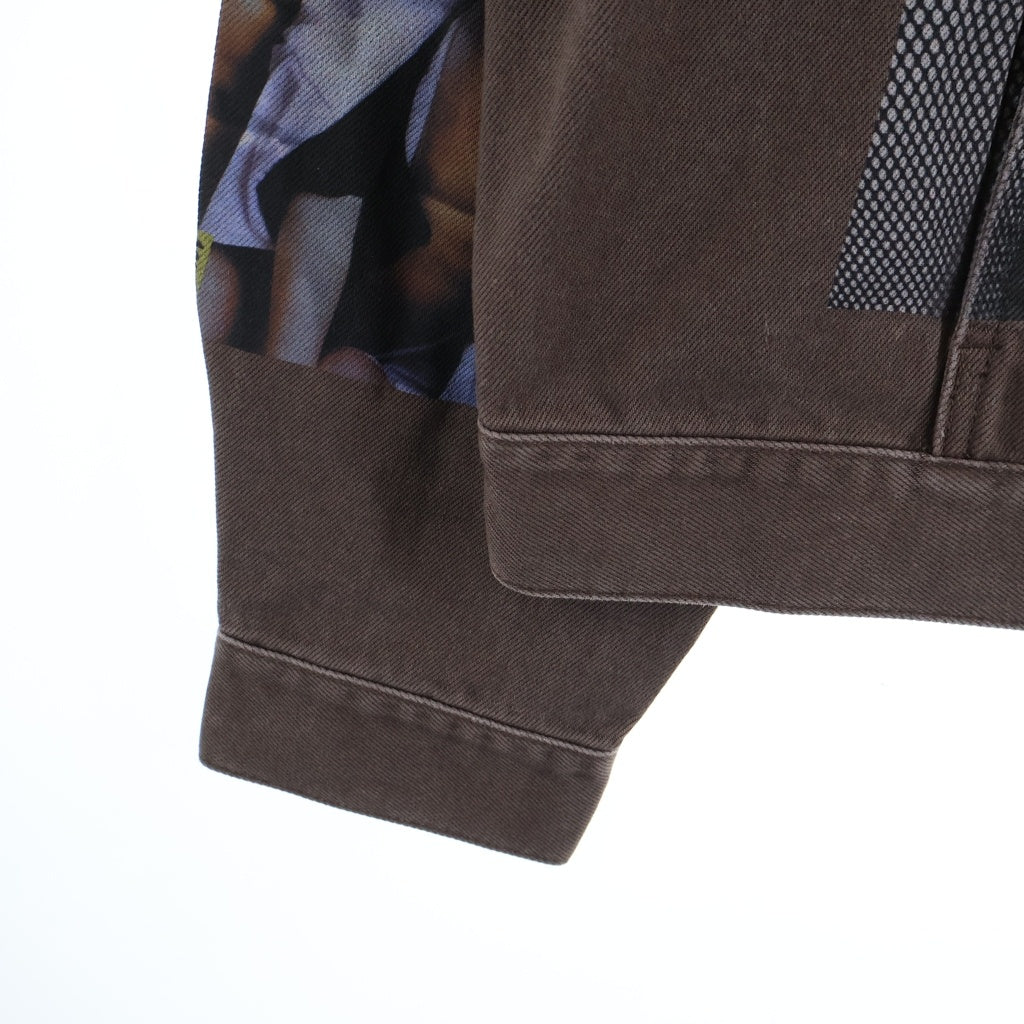 SUPREME(シュプリーム) 22SS Daido Moriyama Denim Trucker Jacket ダイドウ モリヤマ 両面プリント デニムトラッカージャケット ブラウン