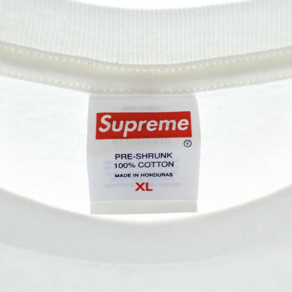 SUPREME(シュプリーム) 25SS Los Angeles Fire Relief Box Logo Tee ロサンゼルス ファイアー リリーフ ボックスロゴ クルーネック半袖Tシャツ カットソー ホワイト