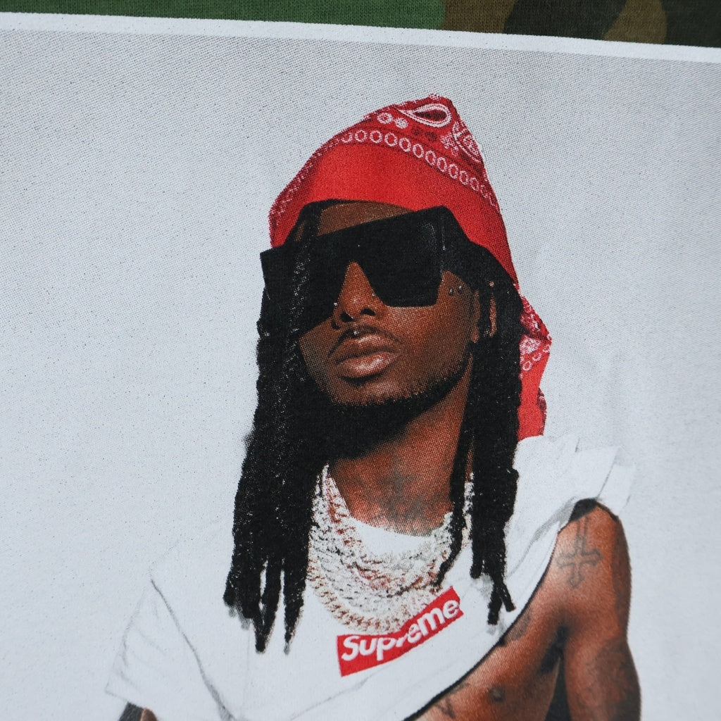 SUPREME(シュプリーム) 25AW Playboi Carti プレイボーイ カーティ カモフラ クルーネック半袖Tシャツ カットソー カーキ