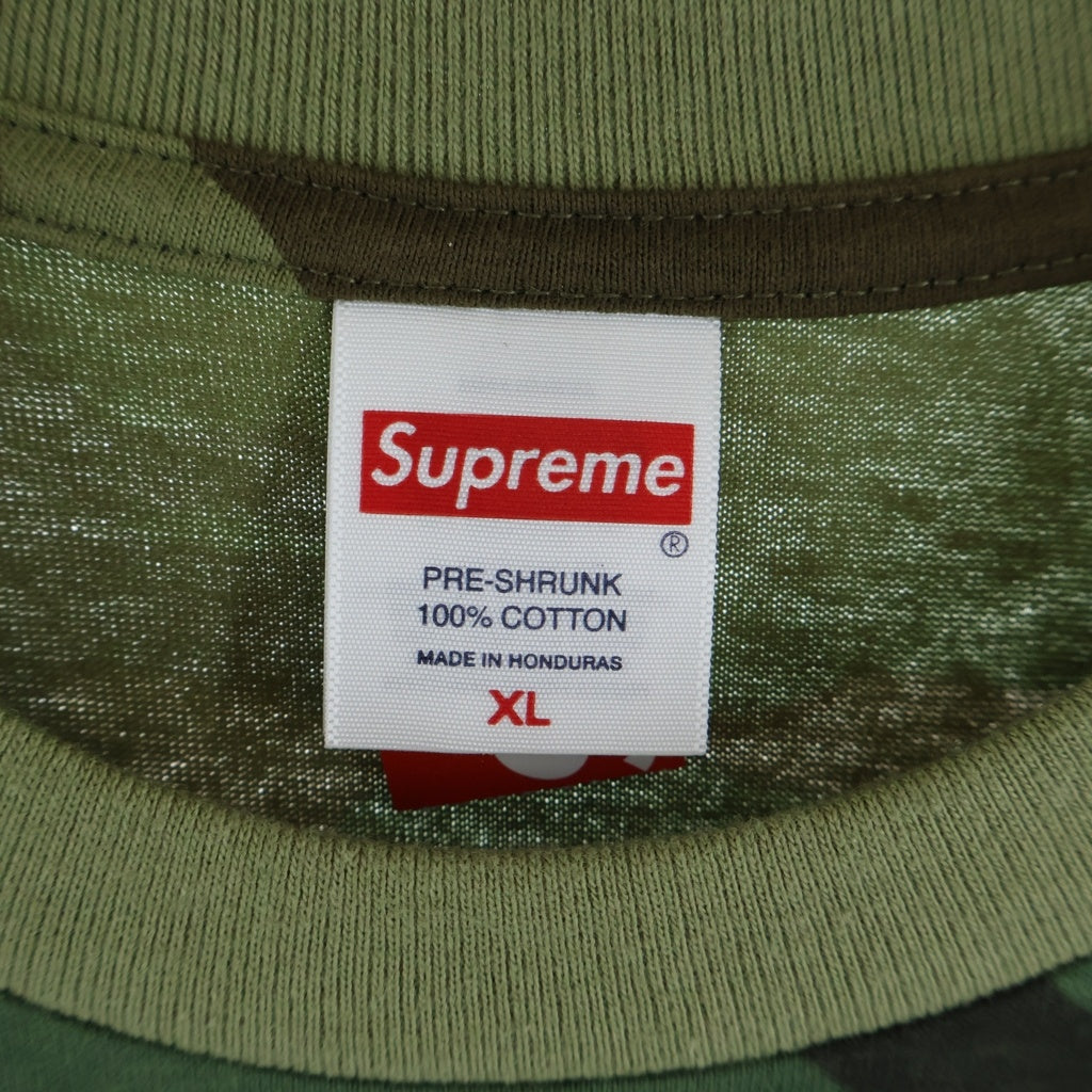 SUPREME(シュプリーム) 25AW Playboi Carti プレイボーイ カーティ カモフラ クルーネック半袖Tシャツ カットソー カーキ