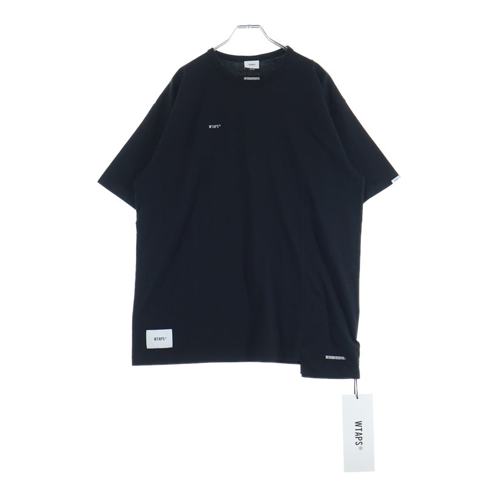 WTAPS(ダブルタップス) 19AW ×NEIGHBORHOOD RIPPER SS TEE ネイバーフッド リッパー クルーネック半袖Tシャツ カットソー ブラック 192ATNHD-CSM01